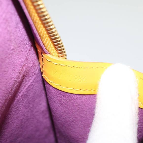 LOUIS VUITTON Epi Lussac Shoulder Bag Yellow M52289 LV Auth bs7593 - Picture 12 of 16